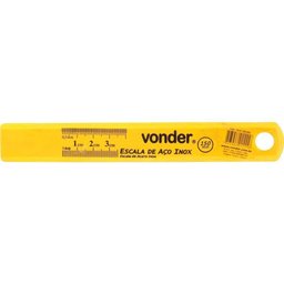 Escala de Aço Inox 150mm - Vonder - 2