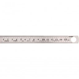 Escala de Aço Inox 150mm - Vonder - 1