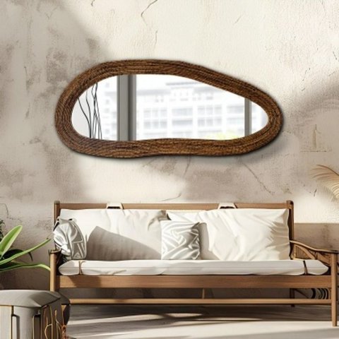 Espelho de Corpo Nature Bananeira 140×60 cm Orgânico