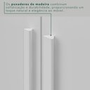 Ver mais imagens de Guarda-Roupa Casal com Espelho 8 Portas 4 Gavetas França Espresso Móveis Branco