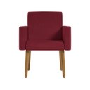 Ver imagem 6 de Kit 6 Cadeiras Poltronas Decorativa - Escritório - Recepção - Marsala