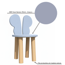 Ver imagem 4 de Cadeira Infantil Orelha Borboleta Mdf Pes Madeira Plancasa:azul Sereno