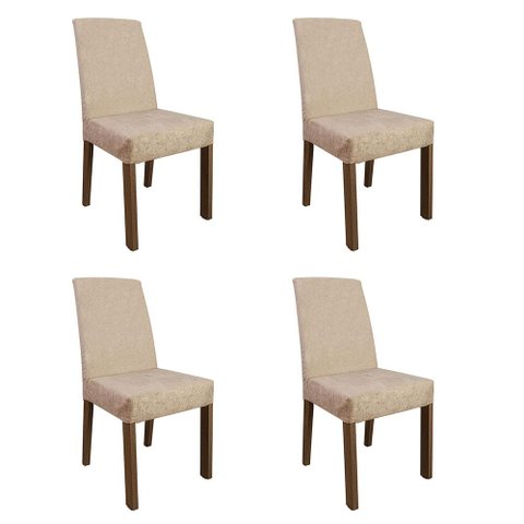 Kit 4 Cadeiras de Jantar 4255 Rustic/imperial Madesa