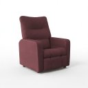 Ver imagem 5 de Poltrona do Papai Reclínavel Matrix Suede - Élpis Móveis - Vinho