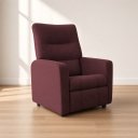Ver imagem 3 de Poltrona do Papai Reclínavel Matrix Suede - Élpis Móveis - Vinho
