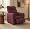 Ver imagem 1 de Poltrona do Papai Reclínavel Matrix Suede - Élpis Móveis - Vinho