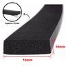 Espuma Fita Adesiva EVA | Borracha Vedação | e=10mmX10 Mts | Preta:14mm - 1