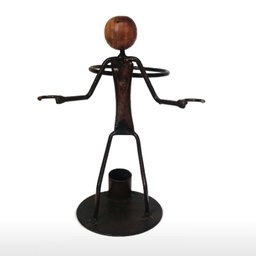 Suporte Para Garrafas Boneco Para Casa Decoração Mesa Bar - 1