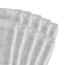 Ver imagem 5 de Kit 10 Toalhas Mesa Plástico Transparente 2 Lugares 70x70
