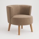 Ver imagem 5 de Cadeira Estofada para Sala de Estar Tecido Veludo Aconchegante Reforçada Ergonômica