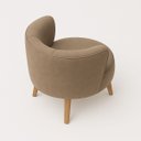 Ver imagem 7 de Cadeira Estofada para Sala de Estar Tecido Veludo Aconchegante Reforçada Ergonômica