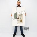Ver imagem 2 de Quadro Decorativo em Canvas Abstrato Elegance - Moldura Preta - 90 x 60cm