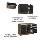 Ver imagem 5 de Armário de Cozinha Compacta 180cm Rustic/Preto Glamy Madesa 09