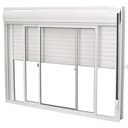 Ver imagem 3 de Janela C/Persiana Integrada Alumínio Branco 2Fls Móveis - 120x120