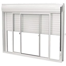 Janela C/Persiana Integrada Alumínio Branco 2Fls Móveis - 120x120 - 3