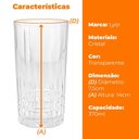 Ver imagem 6 de Jogo de Copos de Cristal Transparente Calcutá 370ml 6 Peças - Lyor