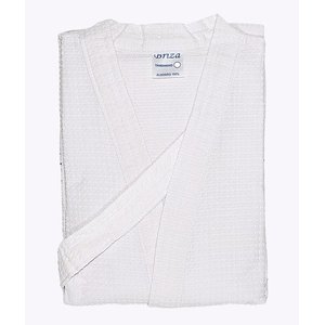 Roupão Piquê Adulto 100% Algodão Briza (5008) Branco GG