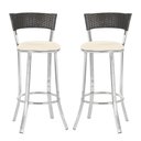 Ver imagem 1 de Conjunto com 2 Banquetas em Alumínio e Fibra Sintética e Tecido Impermeável Tc Zanutto Argila