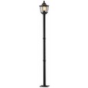 Ver imagem 5 de Kit 4 Postes para Praça 166cm Dital Heritage Clássico Preto E27 Luminária Jardim Iluminação
