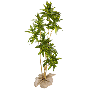 Árvore Planta Folhas Artificial Dracena Decorativa Real