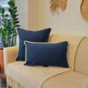 Ver imagem 5 de Capa de Almofada Atelier Cordão Azul Marinho 45x45