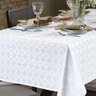 Toalha de Mesa Dohler Quadrada 4 Lugares 140x140cm Jacquard Requinte Ii Tj-4667 Branco - 2