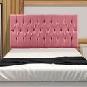 Ver imagem 2 de Cabeceira King 1,95m Madrid Suede Rosa - Pallazio
