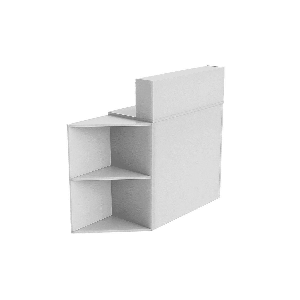 Balcão Modular - Alto + Nicho Lateral Cor:branco - 4