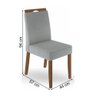 Conjunto de 02 Cadeiras Sara MobyCasa Moveis Kenai - 2