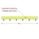Ver imagem 2 de Cabide de Parede Metal 29cm sem pregos Fixação sem furar