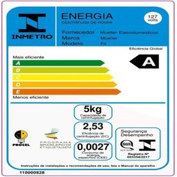 Conjunto Mueller com Tanquinho 16kg Big Aquatec + Centrífuga de Roupas Mueller Fit 15kg 127v - 16