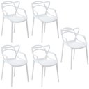 Ver imagem 1 de Conjunto 5 Cadeiras Allegra PP Branco