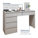 Ver mais imagens de Penteadeira 5 Gavetas 100% MDF Sem Espelho Giulia Yescasa