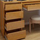 Ver imagem 5 de Penteadeira 5 Gavetas 100% MDF Sem Espelho Giulia Yescasa