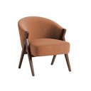 Ver imagem 3 de Poltrona Elegante Conforto Premium para Ambientes Modernos Laranja Ayme
