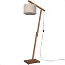 Ver imagem 1 de Luminaria de Chão Aurora Abajur de Tecido Tramê 160cm