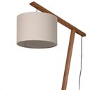 Ver imagem 3 de Luminaria de Chão Aurora Abajur de Tecido Tramê 160cm