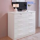 Ver mais imagens de Cômoda 10 Gavetas 100% MDF Ryad