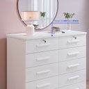 Ver imagem 4 de Cômoda 10 Gavetas 100% MDF Ryad
