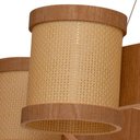 Ver imagem 2 de Lustre Muller Straw Roda Natural G9 Led 8 Lâmpadas 2578na