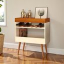 Ver imagem 2 de Aparador Buffet Adega Aspen Off White Caramelo