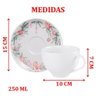 Kit Jogo Xicaras 2 Pessoas 2 Pçs Natal Noel Natalino 250ml - 2