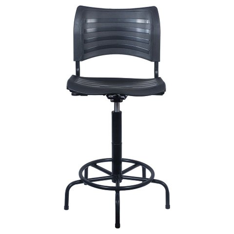 Cadeira Caixa Alta Plástica Secretária Recepcao Hortifruti Guarita Vigia Mercado Mercadinho Clean de