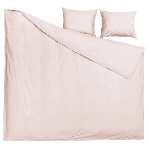 Capa de Edredom Duvet Percal Queen 240x260cm - Amarelo C/ Zíper + Fronha FASTLAR Capa Duvet Queen