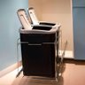 Lixeira Dupla 4371 Fixação Base ou Lateral 15l 340x440x450mm Inox Masutti Copat 1 Unidade - 5