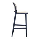 Ver imagem 6 de Banqueta Gourmet Alta 47cm X 76cm Polipropileno Rattan 2 Un Cor:azul