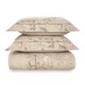 Colcha Matelasse Casal Bege Claire Karsten Percal 180 Fios 3 peças 100% algodão - 1
