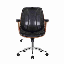 Cadeira de Escritório Ergonômica Giratória Fratini Kopenhagen Diretor Office Preta - 3