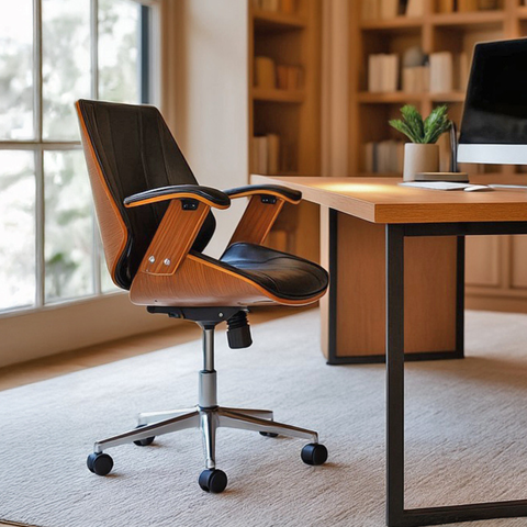 Cadeira de Escritório Ergonômica Giratória Fratini Kopenhagen Diretor Office