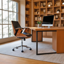 Ver imagem 2 de Cadeira de Escritório Ergonômica Giratória Fratini Kopenhagen Diretor Office